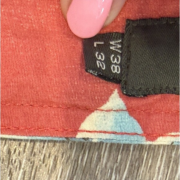 HENRY COTTONS Womens Pants Trousers Size W38 L32 Colorful Floral Button Fly  NWT - Picture 7 of 14